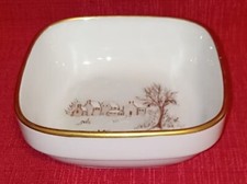 Ciotola in ceramica - Langenthal - Dipinta a mano - Dim.approx cm. 13x13x4,5