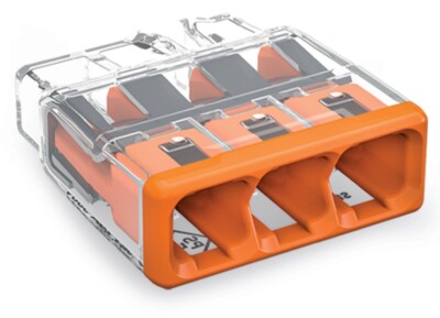 WAGO Steckverbinder 2773-403 Abzweigdose elektrisch wiederverwendbar Drahthebel