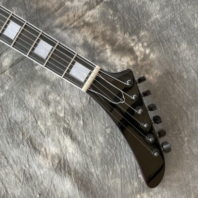 Custom Explorer Electric Guitar Purple Flamed Maple Top HH Pickup