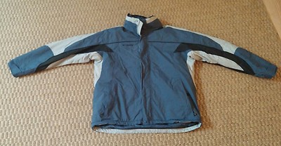 Columbia Sportswear mens blue winter jacket parka size Large