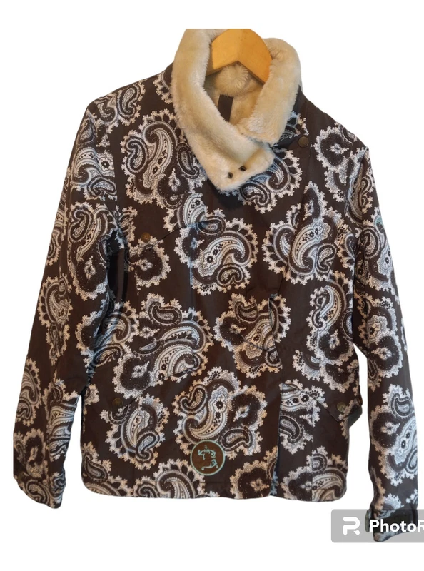 burton snowboard ski faux jacket