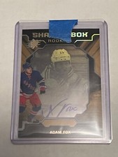 2019-20 upper deck SpX - adam fox shadow box #/150