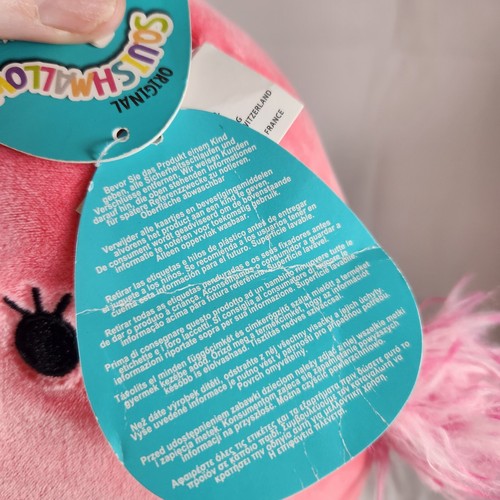 Claires Squishmallows 9" Cookie Pink Flamingo Bird Plush Kelly Toys with tags - Picture 5 of 9