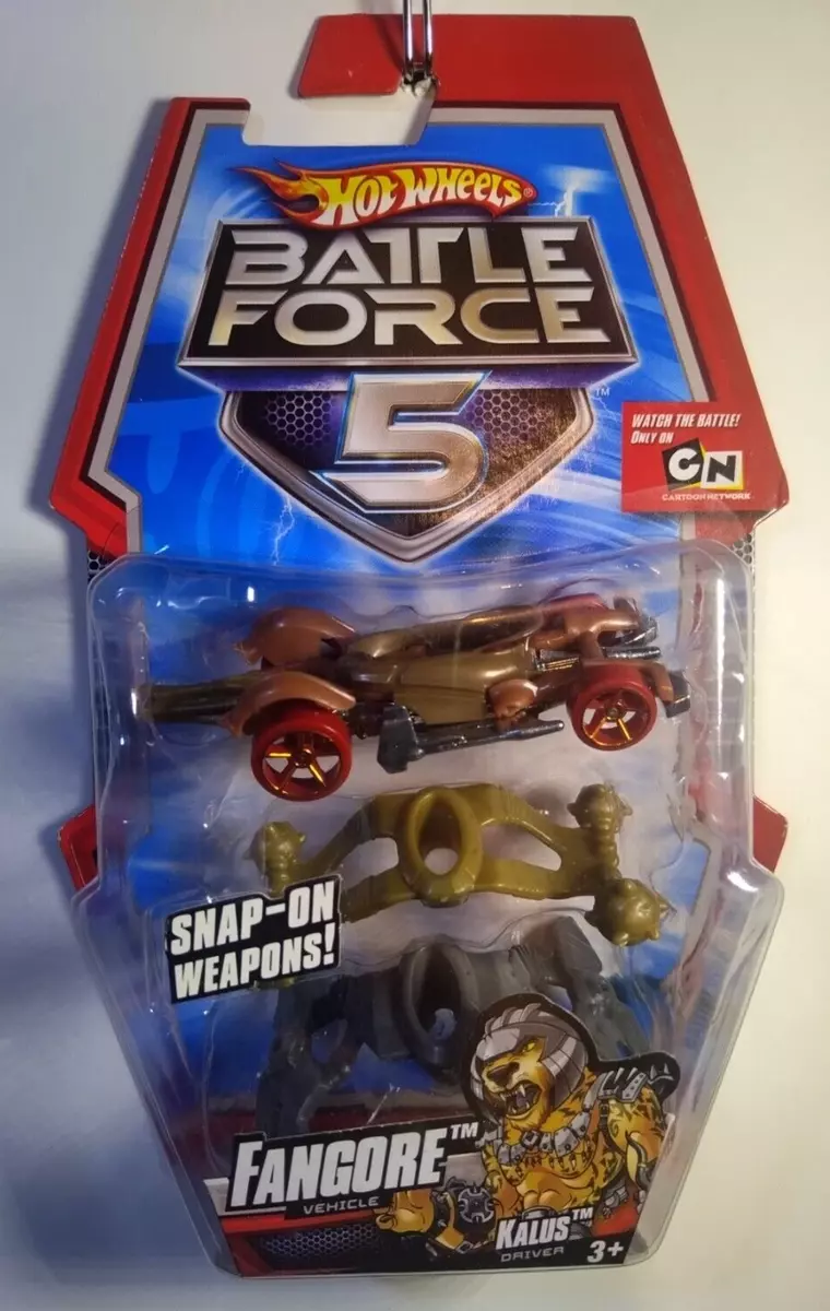 2009 Hot Wheels Cartoon Network Battle Force 5 Fangore Kalus