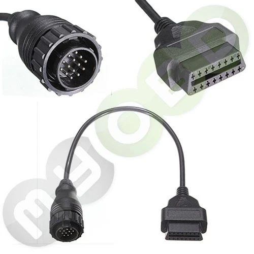 MARKENLOS Für MB Sprinter VW/LT Adapter von OBD2 auf OBD1 14 Pol rund NEU und OVP