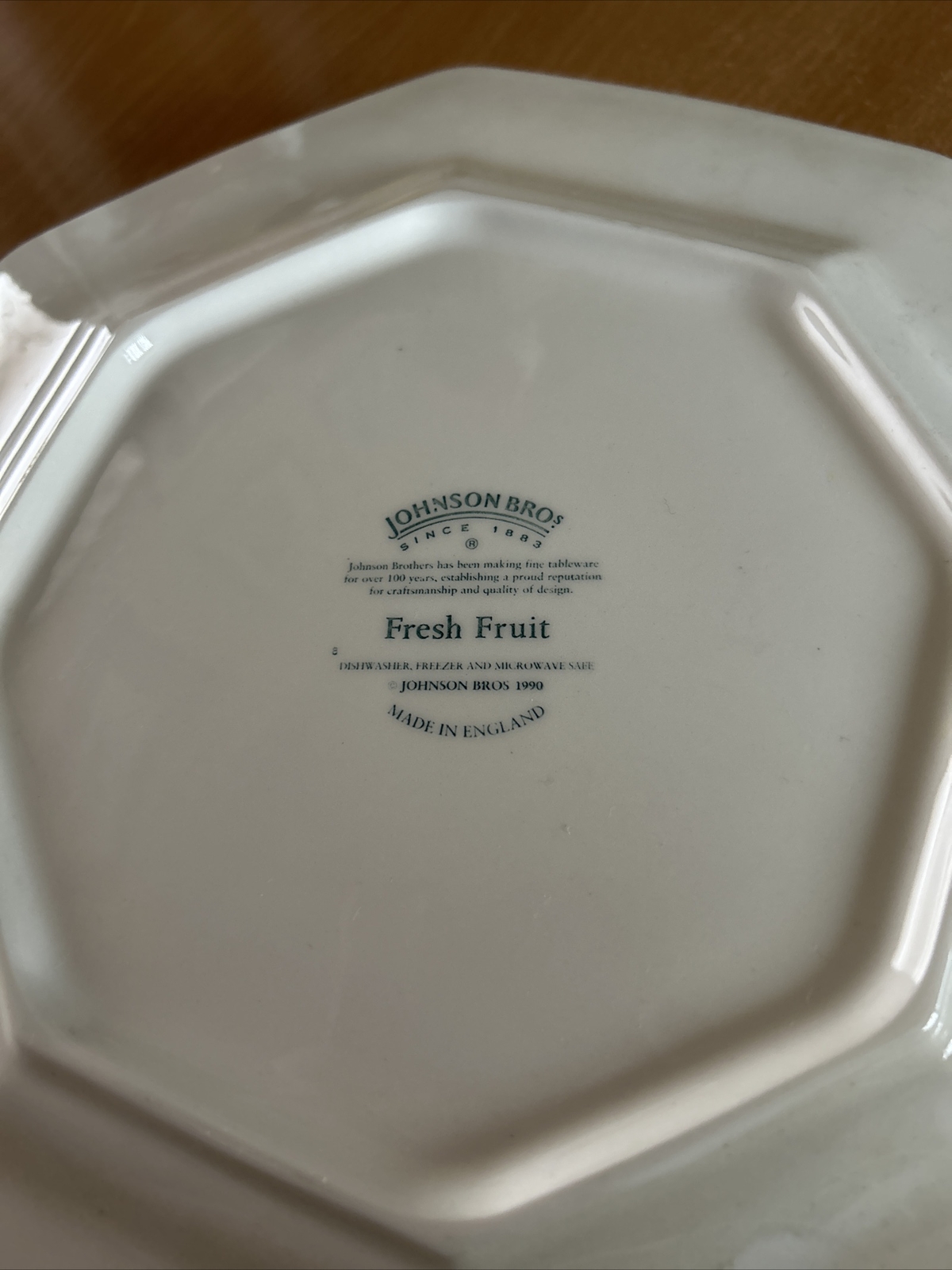 pair of Johnson Bros Fresh Fruit Dinner Plates 10" diameter eBay