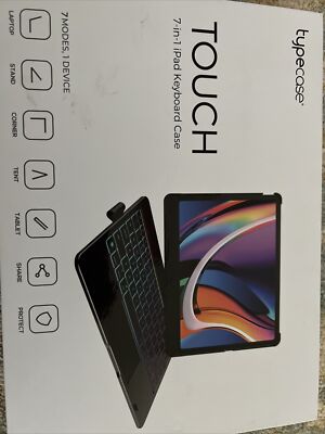 Typecase Flexbook Touch 7-in-1 Keyboard Case Touchpad For iPad 10.2/10.5  Screen