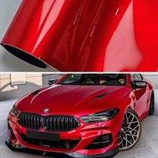 120 X 60 Premium Super Gloss Metallic Red Vinyl Film Wrap Sticker 10ft X 5ft