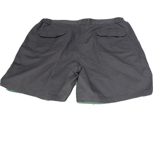 Men Croft And Barrow Gray Cargo Shorts 