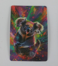Beautiful Vibrant Koala Bear Sticker 2.25" x 1.5" O 