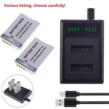 NB-13L Battery or Charger for Canon PowerShot SX730HS G1 X Mark III /G7X Mark II