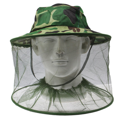 Moskitohut Mückenschleier Insektenschutz Imkerhut - UNIVERSAL - Camouflage 