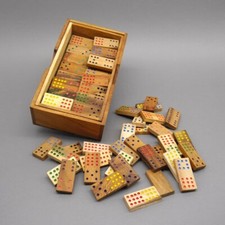 DOMINO DOPPEL 12 - edles Holzdomino