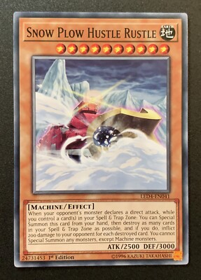 Yu-Gi-Oh! – Snow Plow Hustle Rustle – LED4-EN041 – Legendary Duelists – 1st Edition – Common