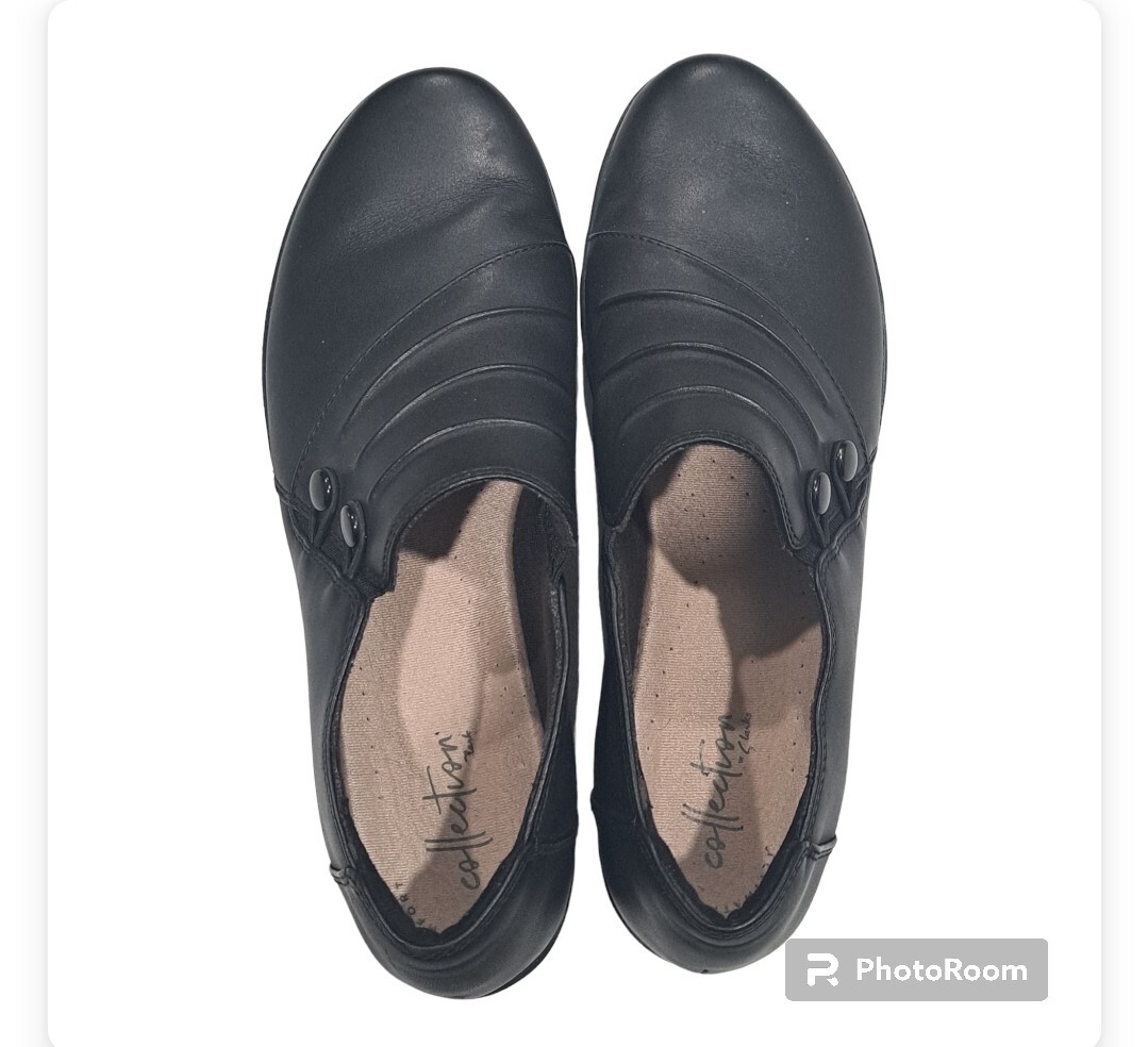 Clarks Collection Everlay Iris Flat Womens 8 Comf… - image 6