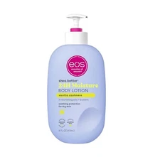 eos Shea Better Body Lotion- Vanilla Cashmere, 24-Hour Moisture Skin Care,