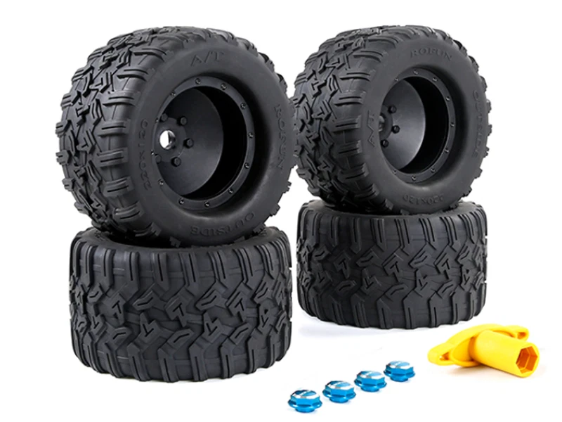 All Terrain Reifen 220*120 für 1/5 Traxxas MAX-X  HPI LT RV KM 5B rc Autoteile - Bild 2 von 2