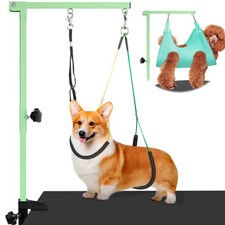 Dog Grooming Arm with Pet Grooming Hammock, 35" Pet Grooming Table Arm with A...