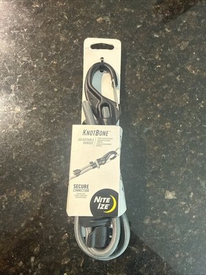 KnotBone Adjustable Bungee, Nite Ize, 10''-48'', 1 Pack New