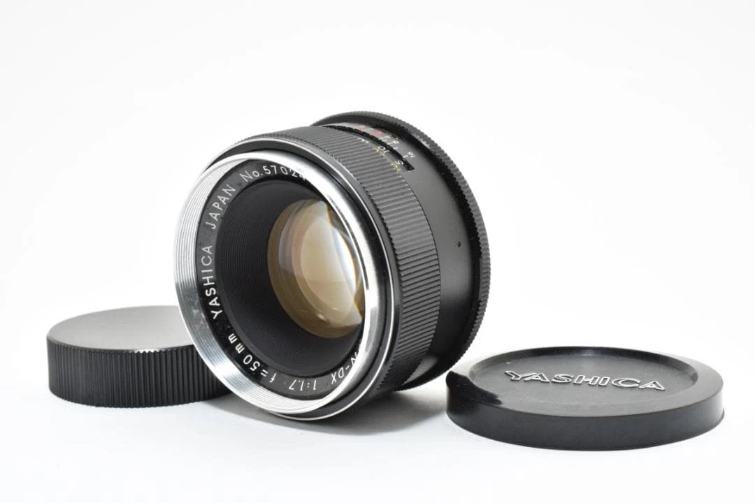 Yashica Camera Lenses 50mm Focal f/1.7 Maximum Aperture for sale