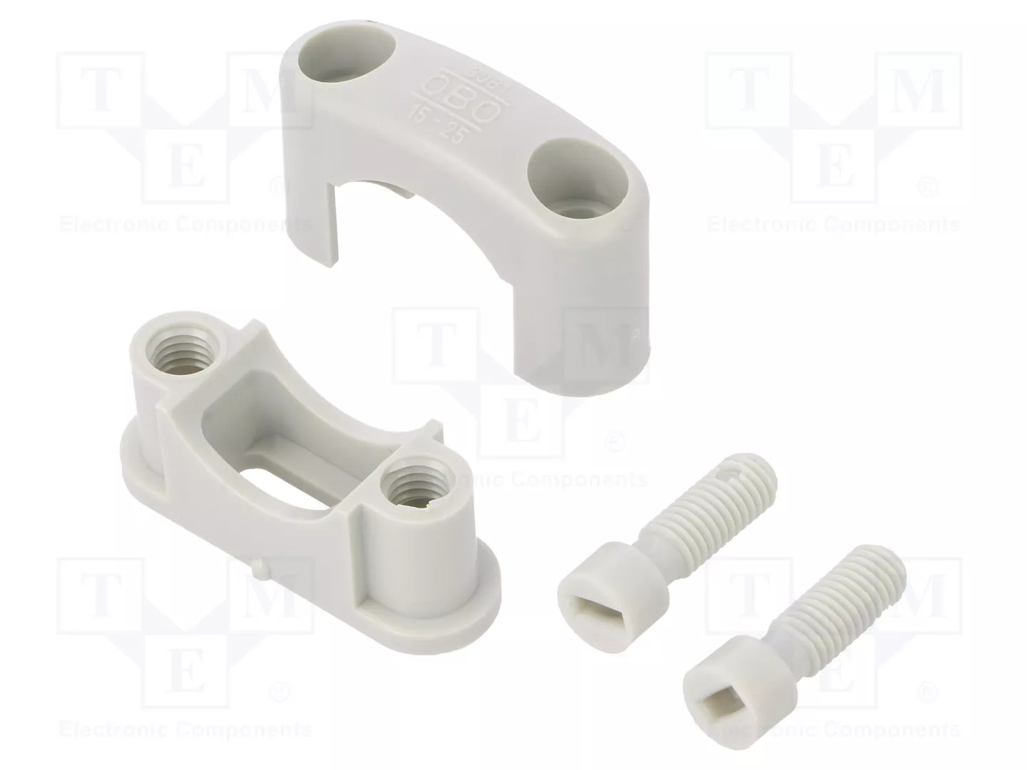 10 pcs OBO BETTERMANN 3081-LGR Fixing clamp