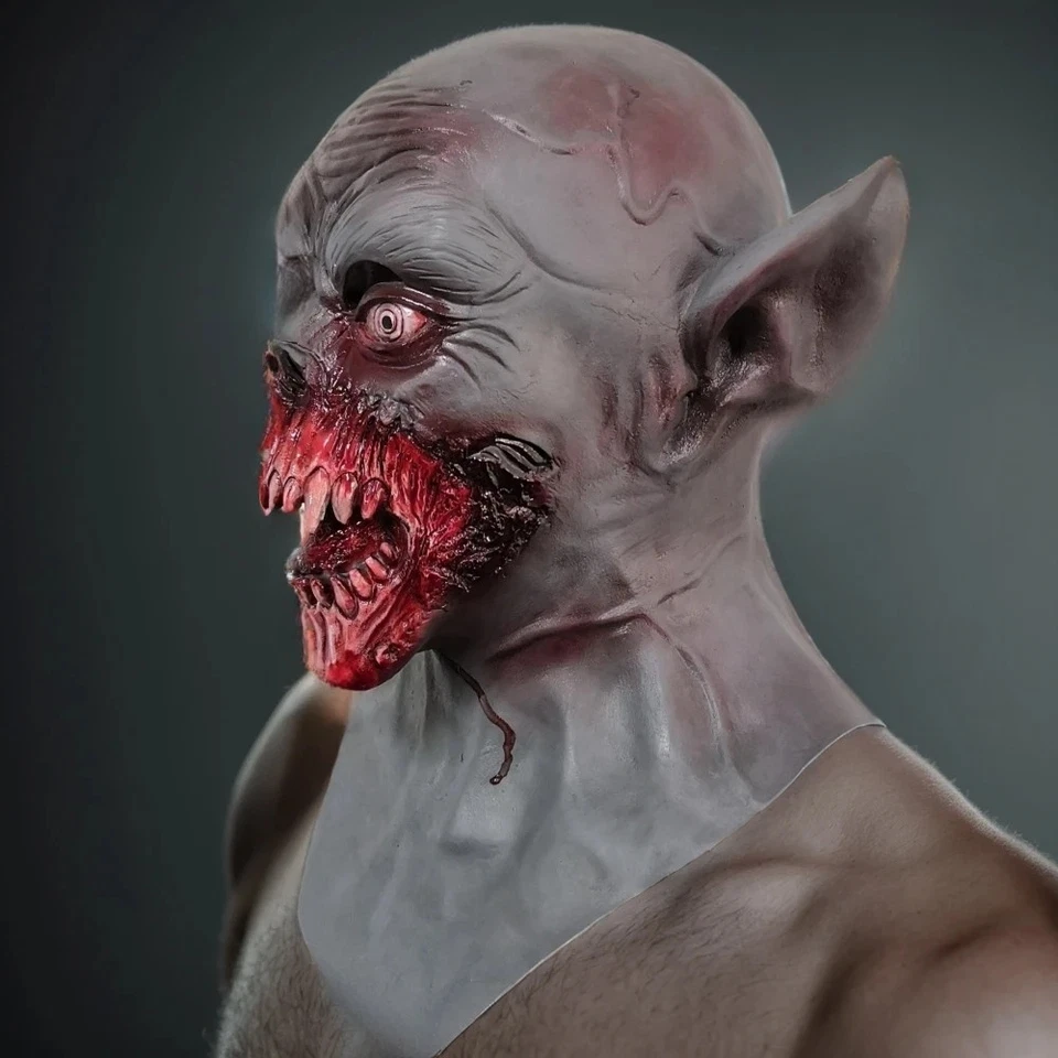 Vampir Latex Maske Fledermaus Horror Kopfband Bühnen Zombie Dressing - Bild 2 von 4