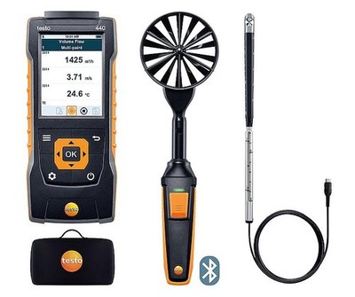 Testo 440 Strömungs-Kombi-Set 2 mit Bluetooth