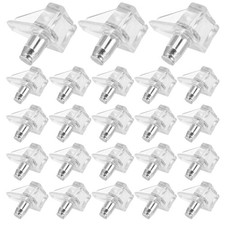 200 Pcs Small Shelf Brackets Plastic Pegs for Shelves Cabinet Support