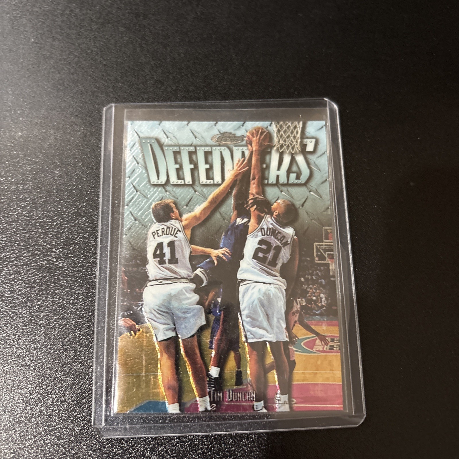 1997-98 Topps Finest - Uncommon Silver Tim Duncan #306 Embossed (RC)