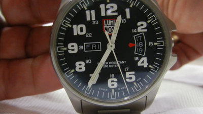 Luminox Atacama Field SERIES 1820 Men'S Watch Day Date WORKS YOU
