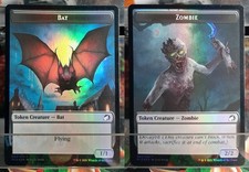 Magic- Bat / Zombie - Token / Foil - Innistrad: Mitternachtsjagd: Extras - EN/NM