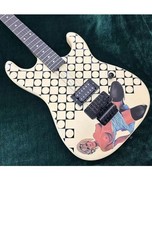 Rampage Jerry Cantrell Blue Dress Electric Guitar H Pickup 6Strings ShipUS