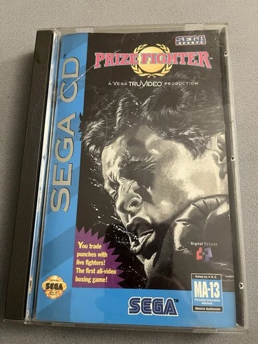 Prize Fighter Sega CD 1993 2-Disc Single-Player Boxing Video Game with Case