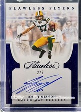 2021 Flawless Flyers🧀Jordy Nelson Sapphire Hologram Autograph,SSP/5,PC NUKE💣
