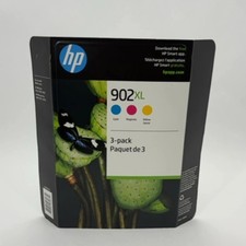 New HP 902XL TOA41BN Yellow, Cyan and Magenta Ink Cartridge
