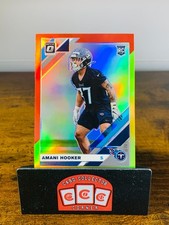 2019 Donruss Optic Red and Yellow #140 Amani Hooker RC Titans AX