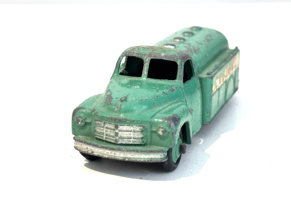Camión cisterna Dinky Toys 1950 1,43 vintage fundido a presión Castrol 30Pa B2 Foto 3 de 4