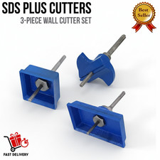 Wall Socket Cutter Set | 3PCS SDS Plus Electrical Box Cutting and Installation