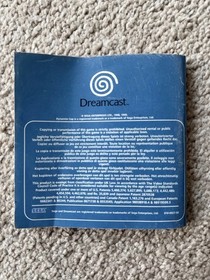 Dynamite Cop Manual Only - Sega Dreamcast PAL EU