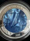 Solomon Islands Discovery Of The New World 5oz 999 Silver Coin, With Box  & Coa