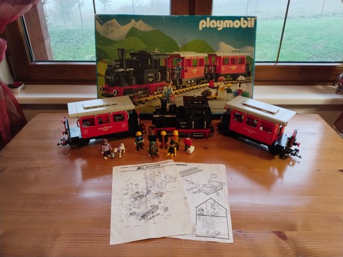 PLAYMOBIL Train 4001 – Set Vintage Avec Transformateur Et Accessoires – Occasion