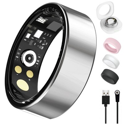 Smart Ring For Women Men, Health Tracker with Heart Rate, Blood Oxygen, Blood...