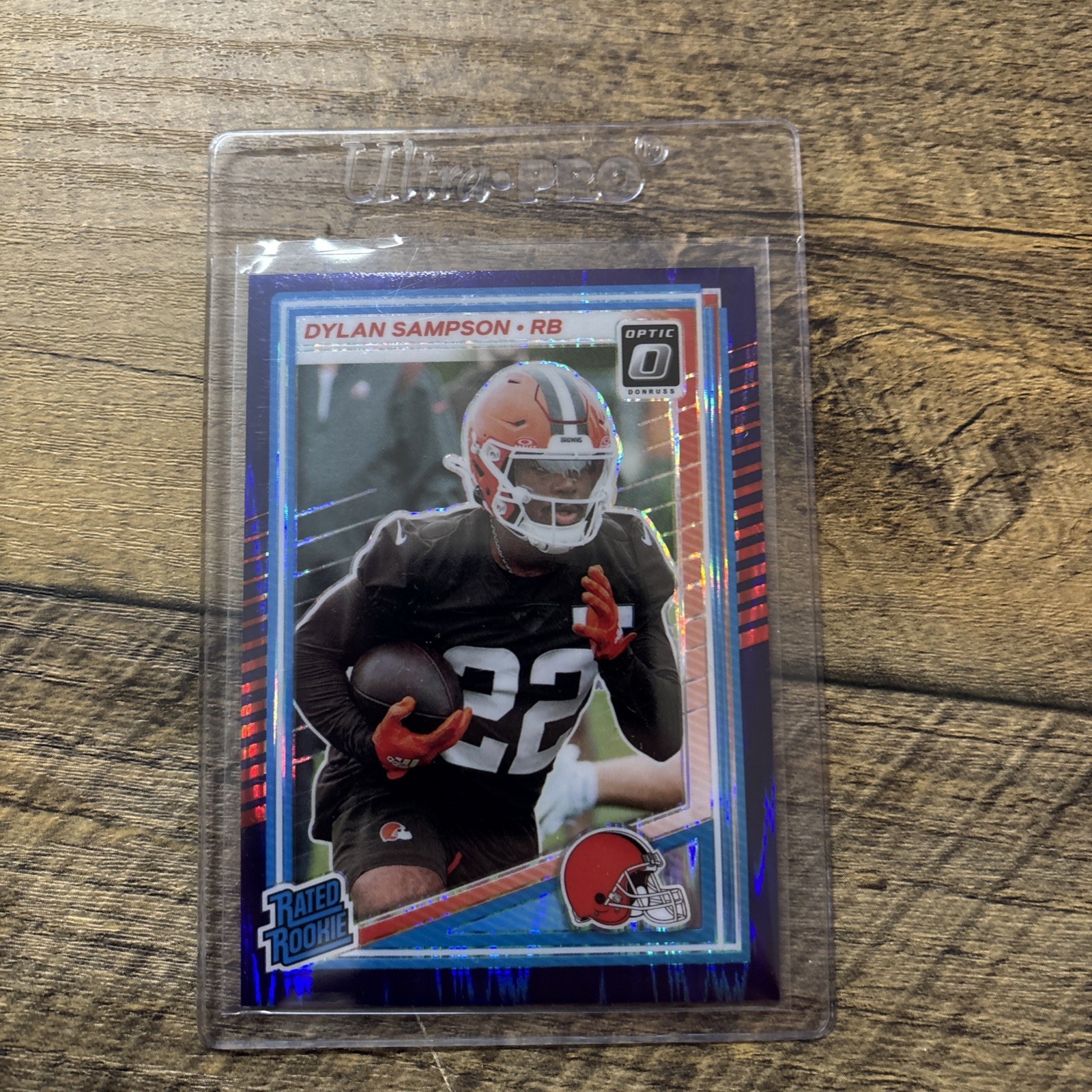 2025 Optic Rated Rookie Dylan Sampson #238 Purple Shock