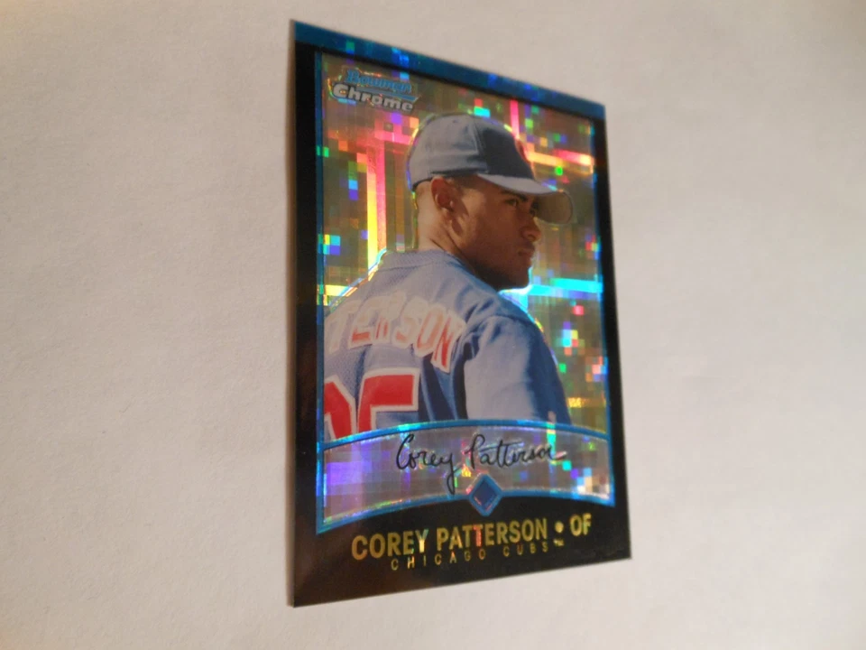 Tarjeta 237 Bowman Chrome Xfractor Corey Patterson 2001 Foto 3 de 4