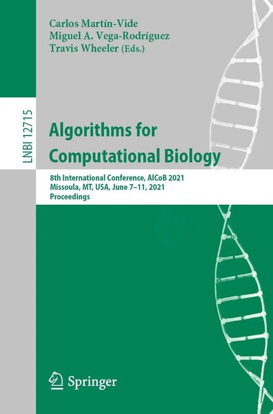 Carlos MartíN-Vide (U. A.) | Algorithms For Computational Biology | Taschenbuch-image