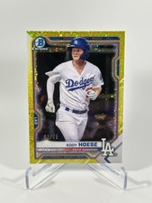 2021 Bowman Chrome Kody Hoese #BCP-39 Prospect Yellow Mini-Diamond Refractor /75