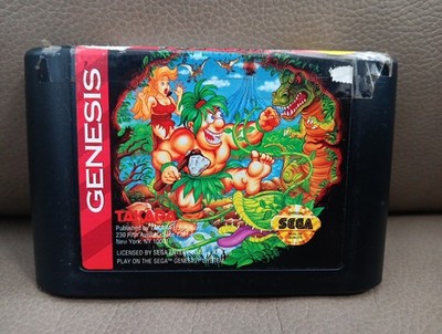 Joe & Mac ( SEGA Genesis) - Authentic Cartridge Only Vintage