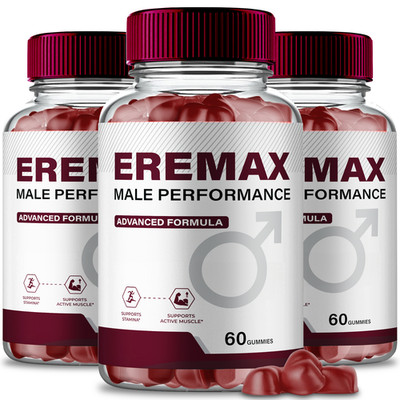 Eremax Gummies   Daily Energy, Stamina & Performance Support Supplement (3 Pack)