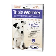 Durvet 12-Pack Triple Wormer Tablets For Puppies And Small Dogs Durvet -