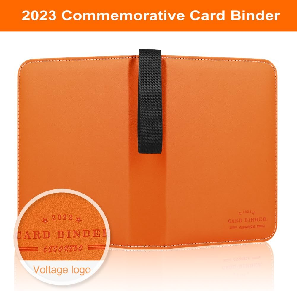 Baseball Card Binder with 50 Sleeves, 900-Pocket Trading Card Album (Orange)  7445042550510| eBay